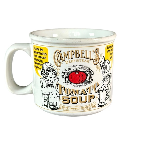 Campbell’s Soup 125th Anniversary Collection Tomato Soup Mug. - Picture 2 of 7